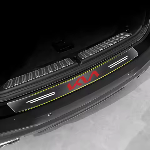 1Pcs Car Styling Transparent Car Trunk Badge Protective 3D Sticker For KIA Cerato Sportage K2 K3 K5 
