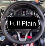 Pembalut Stereng Steering Cover Proton Persona steering wheel hand sewing stitch steering cover jahi