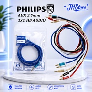 PHILIPS AUX Cable 1:1 3.5mm Audio Jack to 3.5mm Jack Length 100cm