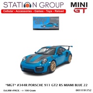 Dijual MINI GT #344R PORSCHE 911 GT2 RS MIAMI BLUE 22 - DIECAST Diskon