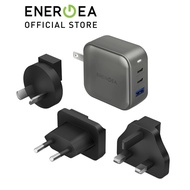 ENERGEA Travelite / Travelworld GAN66 2C1A PD/PPS/QC3.0 Wall Charger 66W US+UK Adaptor