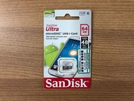 (特價!) $69 (包郵Postage Included) SanDisk 64GB MicroSD, 詳情請查閱read more