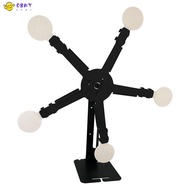 Resetting Rotate the Metal Shooting Target Stand with 5 Steel Plates for Pistol Airsoft BB  Targets Stand Kit Durable