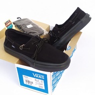 Sepatu Sneakers Slip On Tali Vans Zapato All Black High Premium Quality - Sepatu Pria - Sepatu Wanit