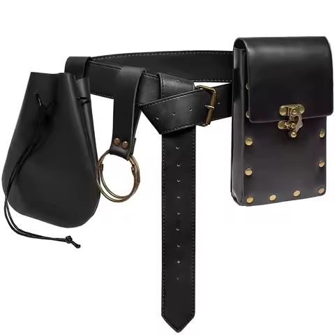 Medieval Viking Costume Set, For Christmas, LARP Parties, Stage Performances, and Cosplay Events, LA