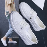 COD Sepatu Sneakers Kanvas Wanita casual Sport Putih Tali YS 3103