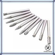 10pcs 6mm Tungsten Steel Rotary Carbide Bit RZ0124