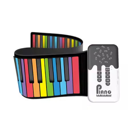 Roll up Piano Birthday Gift Roll Out Piano Keyboard for Beginner Kids Adults