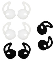 ALXCD Ear Gel for iPhone Earpods, Ear Buds Tips, 4 Pair Anti-Slip Soft Silicone Replacement Earbud T