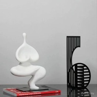 WW9Q Chinese Style Office Living Room Character Art Home Accessories Zen Entrance Yoga Decoration De