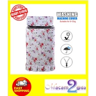 Washing Machine Cover, 9-12kg Top Load Cover Washing Machine, Dustproof, Waterproof, Sun-proof