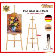 Pine Wood Easel Stand Lukisan Drawing Stand Wood Stand Painting Stand Art Stand Wooden Display Stand