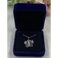 Butterfly II 18K White Gold Pendant Necklace