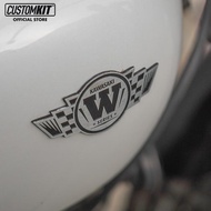 KAWASAKI TANK EMBLEM W175kawasaki by CUSTOM KIT