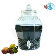Glass Wine Pitcher 8833_ 3 Liters, 6 Liters, 8 Liters, 10 Liters, 15 Liters With Valve and Without V