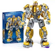Bumblebee Commander Robot Assembly Toy - Hero Transformation Robot Assembly Set 29cm High - 7069 + 9