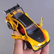 Diecast Chevrolet Camaro Car /bmw M4 Ford Mustang Porsche AMG GTR Miniature Car GT Sport Recing Die-