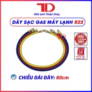 Bộ 3 sợi dây sạc nạp gas máy lạnh R22 bộ 3 sợi dây sạc gas máy lạnh R22 - Điện Lạnh Thuận Dung