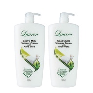 Lauren Goat's Milk Shower Cream With Aloe Vera 1200ml x2 bottles