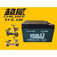 CHILWEE EBIKE BATTERY 6-DZF-12 , 12V 12AH - 4 MONTH WARRANTY - SCREW TYPE -FOR EBIKE & EMOTORCYCLE