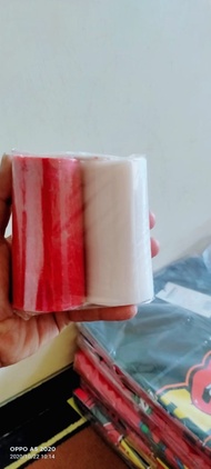 1 batang lilin merah besar ± 5cm x ± 10 cm