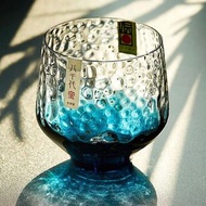 [藍田門市 現貨] -006 江戸硝子 八千代窯 金箔星空杯-