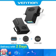 Vention Type-C to USB 3.0 Adapter Micro USB 2 in 1 OTG Cable Adapter For Keyboard Mouse Printer USB 