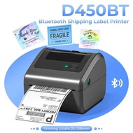 Bluetooth Thermal Label D450BT Wireless Printer for Multi-Platform Compatibility Small Business Ship