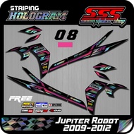 Sticker Striping Hologram Yamaha Jupiter Z Robot Road Race 01