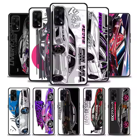 Silicone Case For Realme GT 5G Master Neo2 GT2 7i 8i 9i 5 6 7 8 9 Pro Coque Soft Fundas Cover JDM Dr