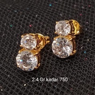 anting emas kadar 750 toko emas gajah Online salatiga 550