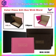 (50pcs) Smart Box Packaging Box Gift Box Pizza Box Mail Box Kotak Hantaran Carton Box Parcel Hidden 