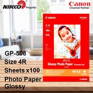 Canon Inkjet Glossy Photo Paper Value Set 40 sheets or 100 sheets GP-508 4R size 4 X 6 10.2cm X 15.2