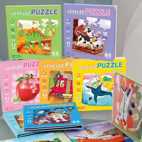 Advanced Book Style Magnetic Puzzle Three in One Early Education Gift for Boys And Girls Kindergarte