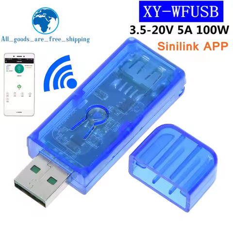TZT 1/3pcs Sinilink WIFI-USB mobile phone remote controller 3.5-20V 5A 100W mobile phone APP smart h