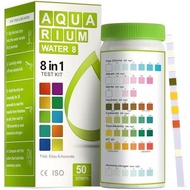 AAwipes 8 in 1 Aquarium Test Kit Suitable for Fish Tank-Quick Accurate Water Quality Test Strip Suit