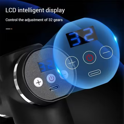 Mini Massage Gun Fascia Machine Muscle Relaxation Vibrating Gun Rod Percussion Massage Fitness Equip