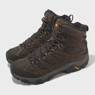 Merrell 越野鞋 Moab 3 APEX Mid WP 男鞋 棕 登山鞋 防水 黃金大底 ML037051