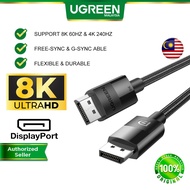 UGREEN Display Port Cable DP 1.4 8K60Hz 4K240Hz Free-Sync G-Sync HDR Video Gaming HDTV Displays Moni