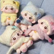 10cm cm Baby Clothes Cotton Doll Plush Hat Cute Plush Scarf Doll Doll Dress Up Clothes 11.13