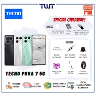 Ready Stock - TECNO Pova 7 5G (8GB+128GB/8GB+256GB) [1 YEAR TECNO MALAYSIA WARRANTY]