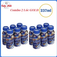 [Date 5.2026] Combo 2 Lốc Sữa pha sẵn Ensure GOLD 237ml (12 chai)