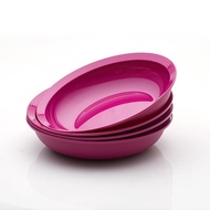 💜💜 Tupperware Crescendo Plate Set of 4 Pinggan 💜💜