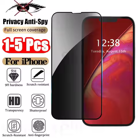 1-5PCS Privacy Screen Protector Film For iPhone 18 Pro Max 17 16 15 14 13 12 11 Pro Max XR XS Max 14
