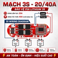 Battery Protection Circuit 3S 10A 20A 25A 20/40A BMS 11.1V 12.6V Using 18650 21700 Battery Overcharg