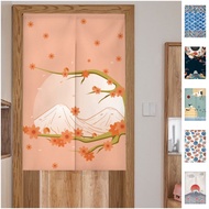 Cusotomized Japanese Style Door Curtain Velcro Tape Long Doorway Curtain Half for Kitchen Home Decoration Short Partition