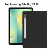 Case for Samsung Tab S9 / S9 FE Softcase BLACK MATTE Casing Case Samsung Tab S9 / S9 FE