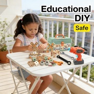Sekat Kids Toolbox Educational Electric Drill Playset Building Blocks Children