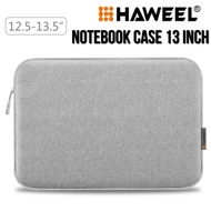 Haweel Grey 12.5 - 13.5 inch Sleeve Case Zipper Briefcase Laptop Protective Bag Soft Protective Zipp