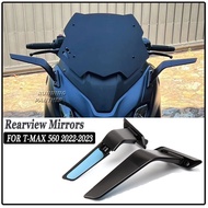 Yamaha T-MAX 560 TMAX Side Mirror Winglet Accessories Motorcycle Rear View For TMAX560 CNC Aluminum Shape Adjustable